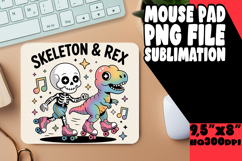 VIBRANT DESK MAT PNG INSPIRATION, Funny Skeleton Product Image 1