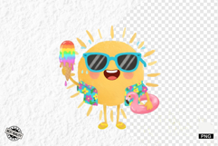 Cute Summer Sun Clipart Product Image 1
