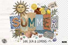 Mediterranean Collage PNG Sublimation Product Image 1