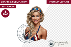 4th of July PNG independence day Patriotic Americana clipart Product Image 1