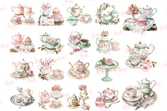 Mothers Day Tea Pary Clipart, 43 Png Bundle Product Image 4