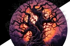 Spooky Halloween Tree Sublimation Designs - Digital Download Product Image 4