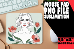 Cozy MOUSE MAT Creative Sublimation, Beauty Woman Product Image 1