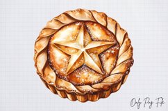 Watercolour Rustic Christmas Clipart PNG Product Image 1