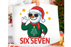 Funny Christmas Six Seven 67 Png t-shirt trendy design Png Product Image 1