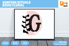 Sunfern Rituals Boho Floral Monogram Product Image 1