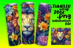 20oz Tumbler Wrap for DIY , Leo Product Image 1