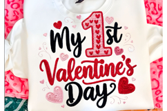 Valentine’s Day PNG Yarn Crochet Product Image 1