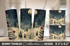 Christmas Tumbler Sublimation Design Product Image 1
