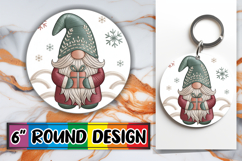 Luminous Car Coasters Round PNG, Gnomes Product Image 1