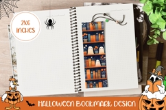 Halloween Books Bookmark Design, Cartoon Ghost Bookmark Product Image 1
