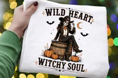 Wild Heart Witchy Soul PNG Sublimation Design - Western Product Image 3