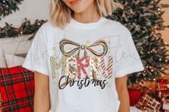 White Christmas Shirt Mockup Product Image 2