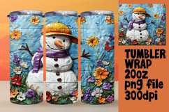 Summer Snowflakes: 20oz Tumbler Wrap Pack Product Image 1