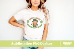 Happy St Patrick&#039;s Day PNG DTF Irish Lucky Leprechaun Beer Product Image 3