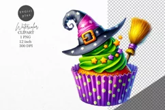 Halloween clipart, Cupcake clipart, Autumn clipart Product Image 1