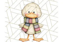 Fall Farm Animal Clipart, Autumn Barnyard PNG Illustrations Product Image 5