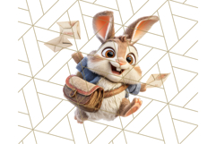 Forest Mail Delivery Clipart PNG, Animal Post Office PNG Product Image 5