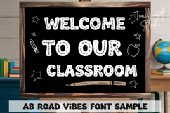 Road Vibes Font | Fun Display Alphabet| Bold &amp; Outline Product Image 8