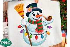 Latch Hook Yarn Crochet Snowman Christma Product Image 1