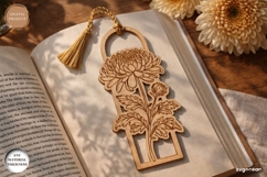 Flowers Bookmark Laser Cut Bundle | Book Lover | SVG Product Image 10