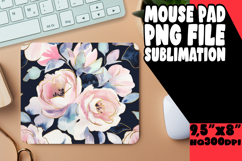 ENCHANTED mouse pad PNG Magic, Flower Pattern Product Image 1