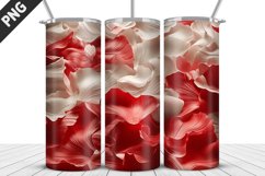 3D Flowers Tumbler Wrap | Sublimation Design | Tumble PNG Product Image 2
