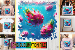 Cozy TSHIRT Designs Ideas PNG, 3D Fruits Product Image 1