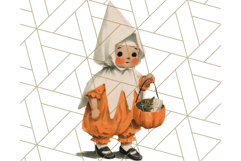 Vintage Halloween PNG Clipart, 1950s Retro Graphics Clip Art Product Image 5