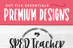 Special ed teacher svg, SPED svg, SPED teacher svg, dxf, png Product Image 3
