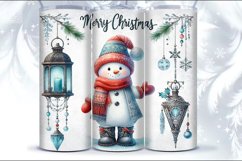 4 Christmas Seamless Tumbler Wrap 20 oz Product Image 5