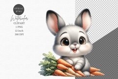 Cute Animals Clipart, Bunny clipart Product Image 1