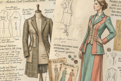 Ephemera Sewing Junk Journal Pages - Junk Journal Pack Product Image 5