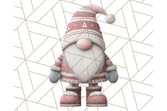 Cozy Winter Gnome Clipart PNG, Christmas Gnome Clip Art Product Image 5