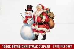 1950s Retro Christmas Sublimation PNG Product Image 1