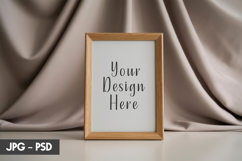 Neutral Wall Frame Mockup PSD Product Image 1