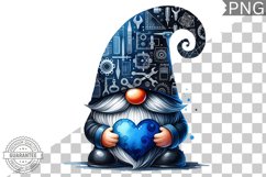 Father's Day Gnome Sublimation - Clipart PNG Design Product Image 1