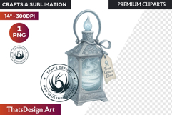 Christmas Winter Potion Bottles PNG, Magical Holiday Clipart Product Image 1