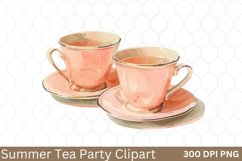Summer Tea Party Clipart Bundle Product Image 8