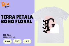 Terra Petala Boho Floral Monogram Product Image 1