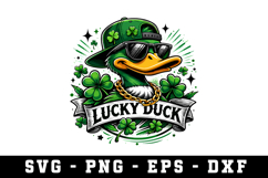 Lucky Duck Design |Lucky Duck cut files Product Image 1