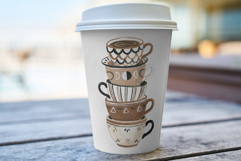 August Coffee Journaling Clipart Product Image 5