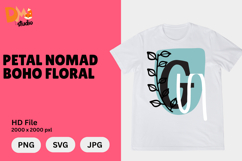 Petal Nomad Boho Floral Monogram Product Image 1