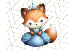 Princess Animal PNG Clipart with Crowns & Royal Accessories Product Image 5
