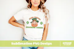 Happy St Patrick's Day PNG DTF Irish Lucky Leprechaun Beer Product Image 3
