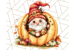 Spooky Cute Halloween Gnome PNG Clipart, Witch Ghost Bat Product Image 5