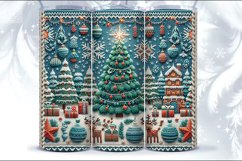 4 Christmas Seamless Tumbler Wrap 20 oz Product Image 2