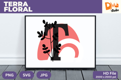 Terra Floral Monogram Product Image 1