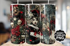 Gothic Christmas Tumbler | Christmas Tumbler Wrap Product Image 1