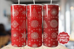 Christmas Red Tumbler | Christmas Tumbler Wrap Product Image 1